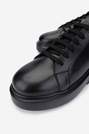 Valmenti Erkek Hakiki Deri Sneakers & Spor Ayakkabı 771 35110 ERK AYK Y25 SIYAH DR/SYH