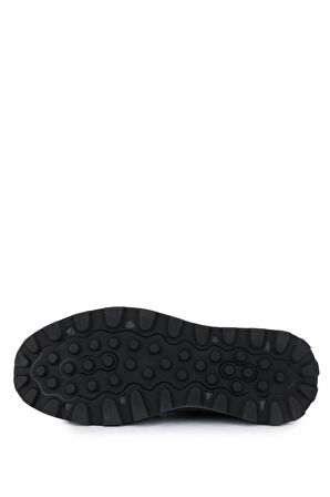 Tamer Tanca Erkek Hakiki Deri Sneakers & Spor Siyah Ayakkabı 1118 097 ERK AYK Y25 SIYAH TT BASKI