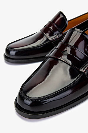 Valmenti Erkek Hakiki Deri Bordo Klasik Ayakkabı 1016 1460 ERK AYK Y25 BORDO ACMA