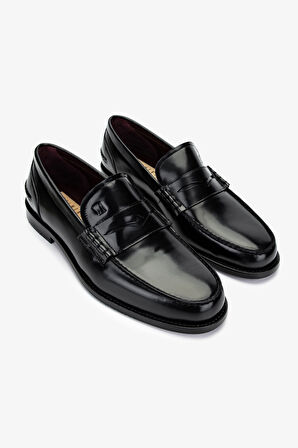 Valmenti Erkek Hakiki Deri Siyah Açma Klasik Ayakkabı 1016 1460 ERK AYK Y25 SIYAH ACMA