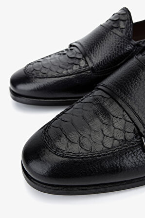 Valmenti Erkek Hakiki Deri Siyah Klasik Ayakkabı 477 60023 ERK AYK Y25 SIYAH YLN