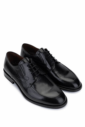 Tamer Tanca Erkek Hakiki Deri Siyah Klasik Ayakkabı 477 67118 ERK AYK Y25 SIYAH