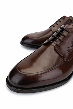 Tamer Tanca Erkek Hakiki Deri Taba Klasik Ayakkabı 477 67118 ERK AYK Y25 TABA