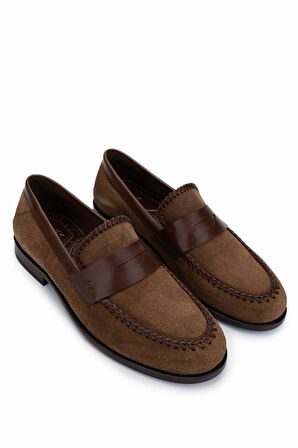 Tamer Tanca Erkek Hakiki Deri Kahverengi Klasik Ayakkabı 477 72401 ERK AYK Y25 TOBACCO