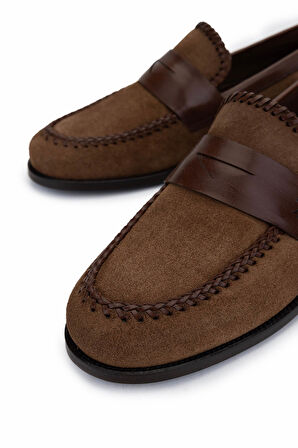 Tamer Tanca Erkek Hakiki Deri Kahverengi Klasik Ayakkabı 477 72401 ERK AYK Y25 TOBACCO