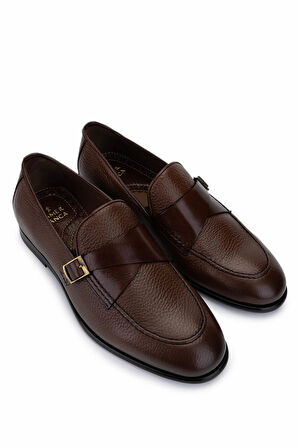 Tamer Tanca Erkek Hakiki Deri Taba Klasik Ayakkabı 477 72702 ERK AYK Y25 TABA