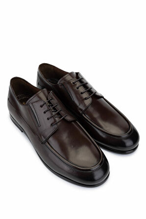 Tamer Tanca Erkek Hakiki Deri Kahverengi Klasik Ayakkabı 477 73102 ERK AYK Y25 KAHVE