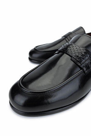 Tamer Tanca Erkek Hakiki Deri Siyah Klasik Ayakkabı 477 73105 ERK AYK Y25 SIYAH