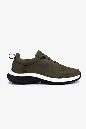 Valmenti Erkek Hakiki Deri Yeşil Sneakers & Spor Ayakkabı 233 5145 ERK AYK Y25 HAKI NBK