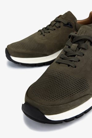 Valmenti Erkek Hakiki Deri Yeşil Sneakers & Spor Ayakkabı 233 5145 ERK AYK Y25 HAKI NBK