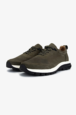 Valmenti Erkek Hakiki Deri Yeşil Sneakers & Spor Ayakkabı 233 5145 ERK AYK Y25 HAKI NBK