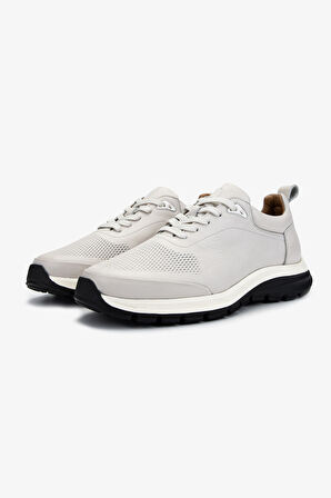Valmenti Erkek Hakiki Deri Sneakers & Spor Ayakkabı 233 5145 ERK AYK Y25 WHITE SOFT