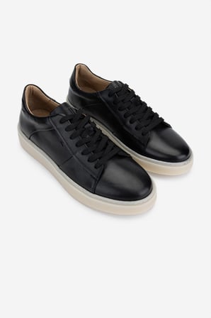 Valmenti Erkek Hakiki Deri Siyah Deri Sneakers & Spor Ayakkabı 233 5629 ERK AYK Y25 SIYAH DR