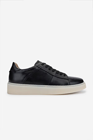 Valmenti Erkek Hakiki Deri Siyah Deri Sneakers & Spor Ayakkabı 233 5629 ERK AYK Y25 SIYAH DR