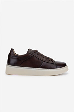 Valmenti Erkek Hakiki Deri Sneakers & Spor Ayakkabı 233 5629 ERK AYK Y25 KAHVE ALKL