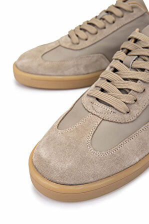 Tamer Tanca Erkek Hakiki Deri Vizon Sneakers & Spor Ayakkabı 233 5100 ERK AYK Y25 VIZON DR/SUET