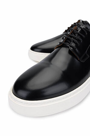 Tamer Tanca Erkek Hakiki Deri Siyah Açma Sneakers & Spor Ayakkabı 871 1426 ERK ERK Y25 SIYAH ACMA