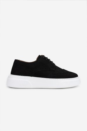 Valmenti Erkek Hakiki Deri Siyah Nubuk Sneakers & Spor Ayakkabı 871 1207 ERK ERK Y25 SIYAH NBK