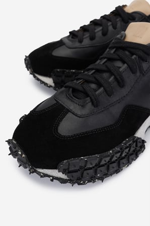 Valmenti Erkek Hakiki Deri Siyah Sneakers & Spor Ayakkabı 325 2891-440 ERK AYK Y25 SYH/SYH SUET