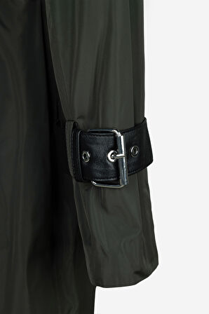 Valmenti Kadın Hakiki Deri Haki Süet Deri Mont 616 5244 BN MANTO Y25 HAKI SUET