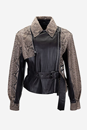 Valmenti Kadın Hakiki Deri Kahverengi Deri Mont 616 Z-4089-A BN DERIMONT Y25 KAHVE PITON