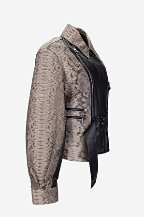 Valmenti Kadın Hakiki Deri Kahverengi Deri Mont 616 Z-4089-A BN DERIMONT Y25 KAHVE PITON