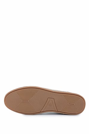 Tamer Tanca Erkek Hakiki Deri Vizon Nubuk Sneakers & Spor Ayakkabı 128 265530 ERK AYK Y25 VIZON NBK