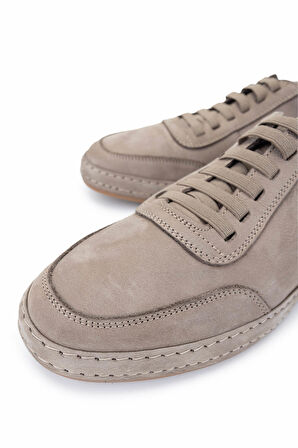 Tamer Tanca Erkek Hakiki Deri Vizon Nubuk Sneakers & Spor Ayakkabı 128 265530 ERK AYK Y25 VIZON NBK