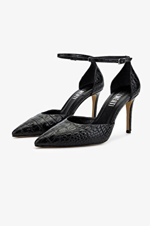 Valmenti Kadın Siyah Topuklu Ayakkabı 1074 2305 BN AYK Y25 SIYAH TMSH