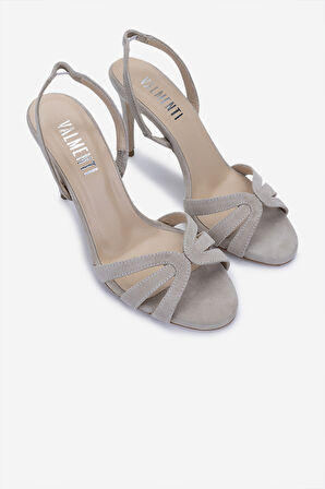 Valmenti Kadın Bej Süet Topuklu Ayakkabı 1074 2306 BN AYK Y25 BEJ SUET