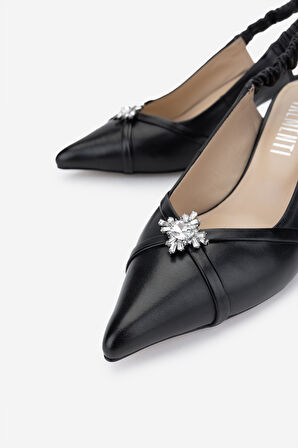 Valmenti Kadın Siyah Topuklu Ayakkabı 594 6152 BN AYK Y25 SIYAH