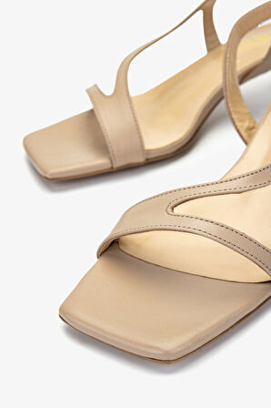 Valmenti Kadın Bej Topuklu Ayakkabı 1078 1010 BN AYK Y25 NUDE DR