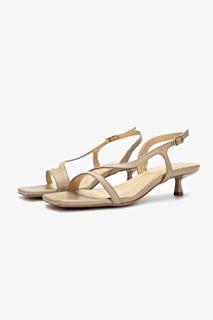 Valmenti Kadın Bej Topuklu Ayakkabı 1078 1010 BN AYK Y25 NUDE DR