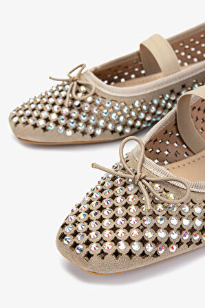 Valmenti Kadın Bej Babet Ayakkabı 654 340 BN AYK Y25 BEJ