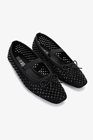 Valmenti Kadın Siyah Babet Ayakkabı 654 340 BN AYK Y25 SIYAH