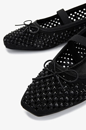 Valmenti Kadın Siyah Babet Ayakkabı 654 340 BN AYK Y25 SIYAH