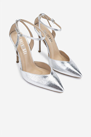 Valmenti Kadın Lame Topuklu Ayakkabı 1073 1033 BN AYK Y25 LAME