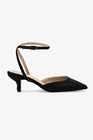 Valmenti Kadın Siyah Topuklu Ayakkabı 1073 1401 BN AYK Y25 SIYAH