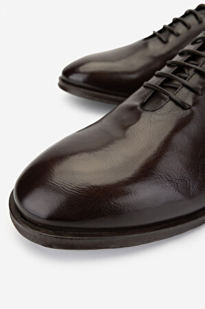 Valmenti Erkek Hakiki Deri Kahverengi Klasik Ayakkabı 1136 2000 ERK AYK Y25 T.MORO