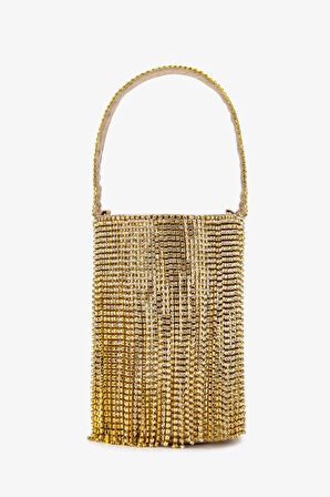 Lady Diva Kadın Vegan Gold Abiye Çanta 1137 LD215 BN CNT Y25 GOLD