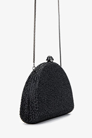 Lady Diva Kadın Vegan Siyah Abiye Çanta 1137 LD163 BN CNT Y25 BLACK