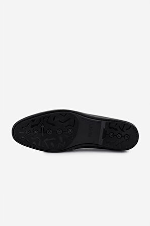 Valmenti Erkek Hakiki Deri Siyah Loafer Ayakkabı 374 1834 ERK AYK Y25 SIYAH NAPPA