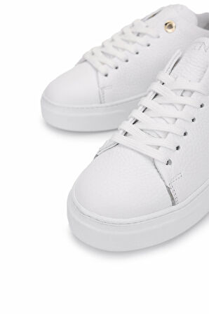 Tamer Tanca Kadın Hakiki Deri Beyaz Sneakers & Spor Ayakkabı 04 Z-2501 BN AYK Y25 BEYAZ FLTR