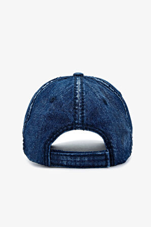 Valmenti Unisex Tekstil Beyzbol Şapka 1139 EC4001 SPK Y25 BLUE DENIM