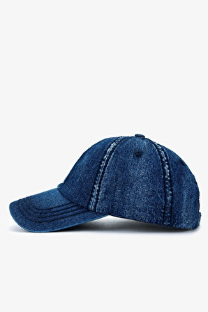 Valmenti Unisex Tekstil Beyzbol Şapka 1139 EC4001 SPK Y25 BLUE DENIM