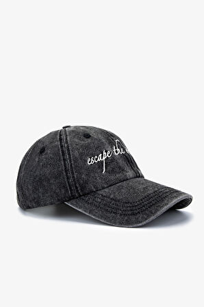 Valmenti Unisex Tekstil Beyzbol Şapka 1139 EC4007 SPK Y25 BLACK DENIM