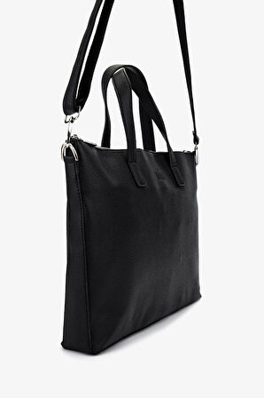 Valmenti Unisex Vegan/Deri Siyah Floter Evrak Çantası 1012 2013 CNT Y25 SIYAH FLTR