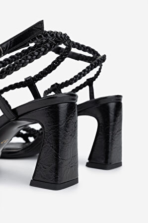 Valmenti Kadın Vegan Siyah Topuklu Ayakkabı 1073 620 BN AYK Y25 SIYAH