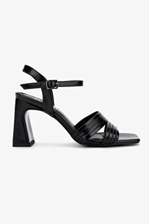 Valmenti Kadın Vegan Siyah Topuklu Ayakkabı 1073 622 BN AYK Y25 SIYAH CILT