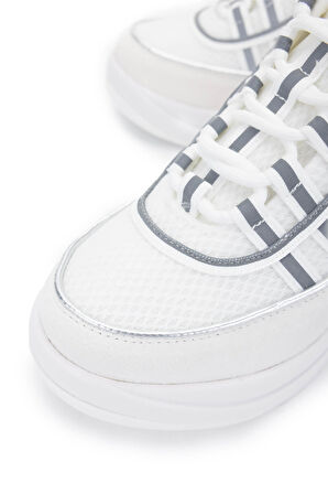 Fornarina Kadın Deri & Tekstil Beyaz Sneakers & Spor Ayakkabı 304 6404199 BN AYK Y25 WHITE